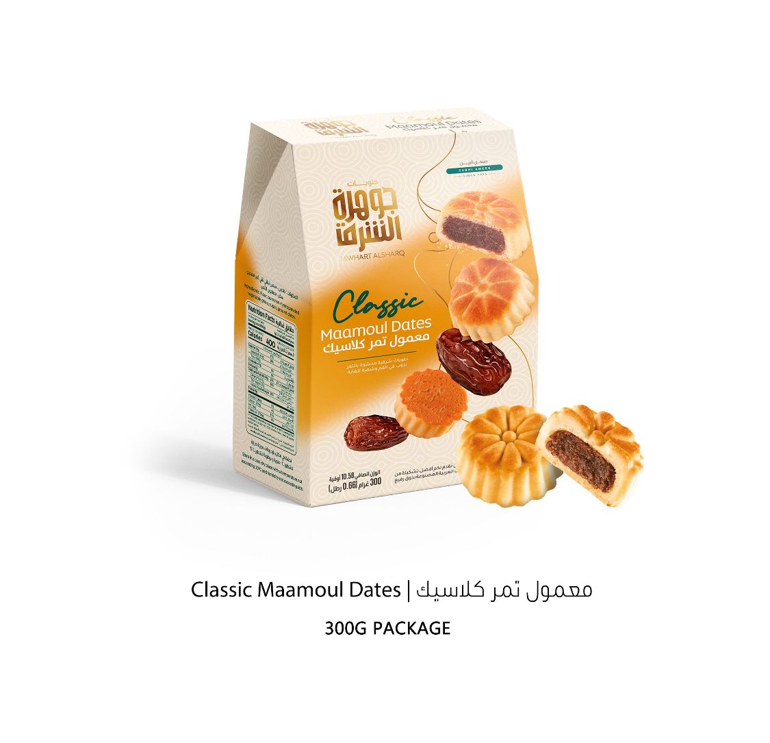 Jawhart Alsharq Classic Dates Maamoul 300g