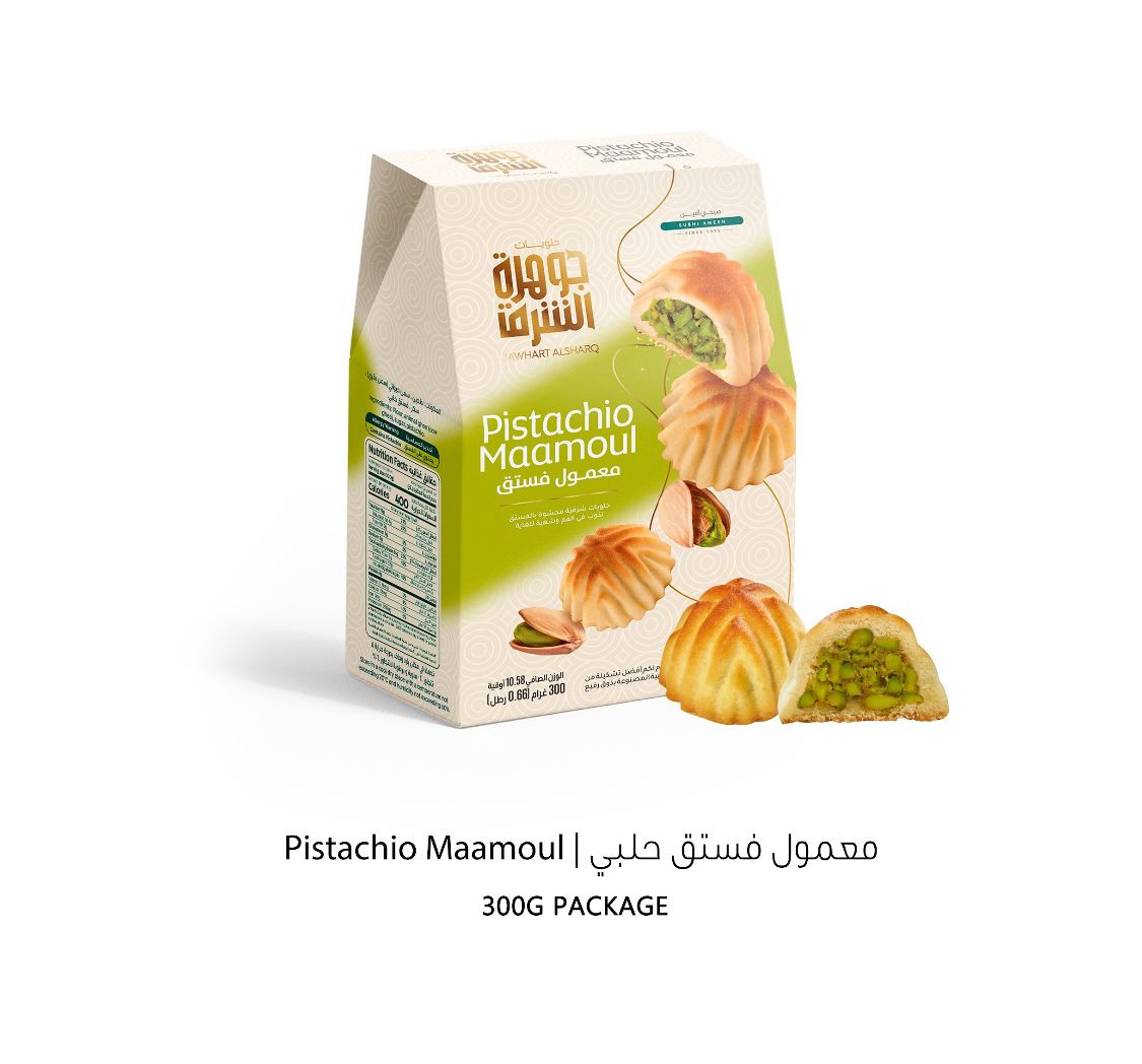 Jawhart Alsharq Classic Dates Pistachio 300g